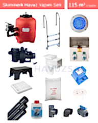 115 m3 Skimmerli Havuz Yapım Seti