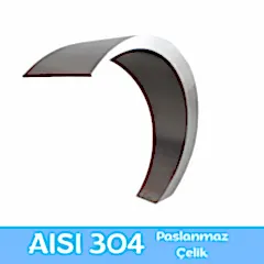 Havuz Şelalesi Kobra Model 40x80 cm | 304 Paslanmaz Çelik