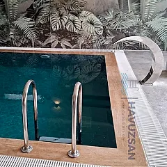 Havuz Şelalesi Kobra Model 40x80 cm | 316 Paslanmaz Çelik